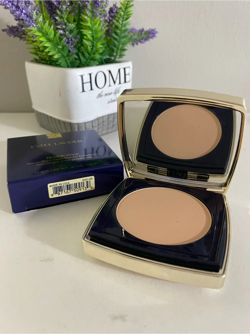 4C1 Outdoor Beige, Estee Lauder Double Wear Matte Powder Foundation, Full Size
